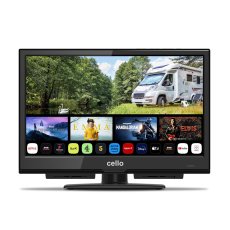 Cello C1624WS 16” Full HD Smart TV – Perfekt för Camping, Husbil och Hemma!