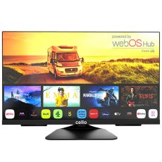 Cello C2424WS Trav 24" Smart-TV för Husbil, Båt & Fritid – WebOS från LG, Bluetooth, 12V & 230V