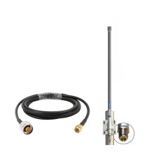 5G - 4G Lte antenn 8,5 dBi Signalplus, 90cm lång, inkl. 5m kabel.