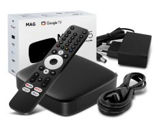 MAG 555 Android TV 4K UHD OTT-mediaspelare – Google TV & IPTV-box